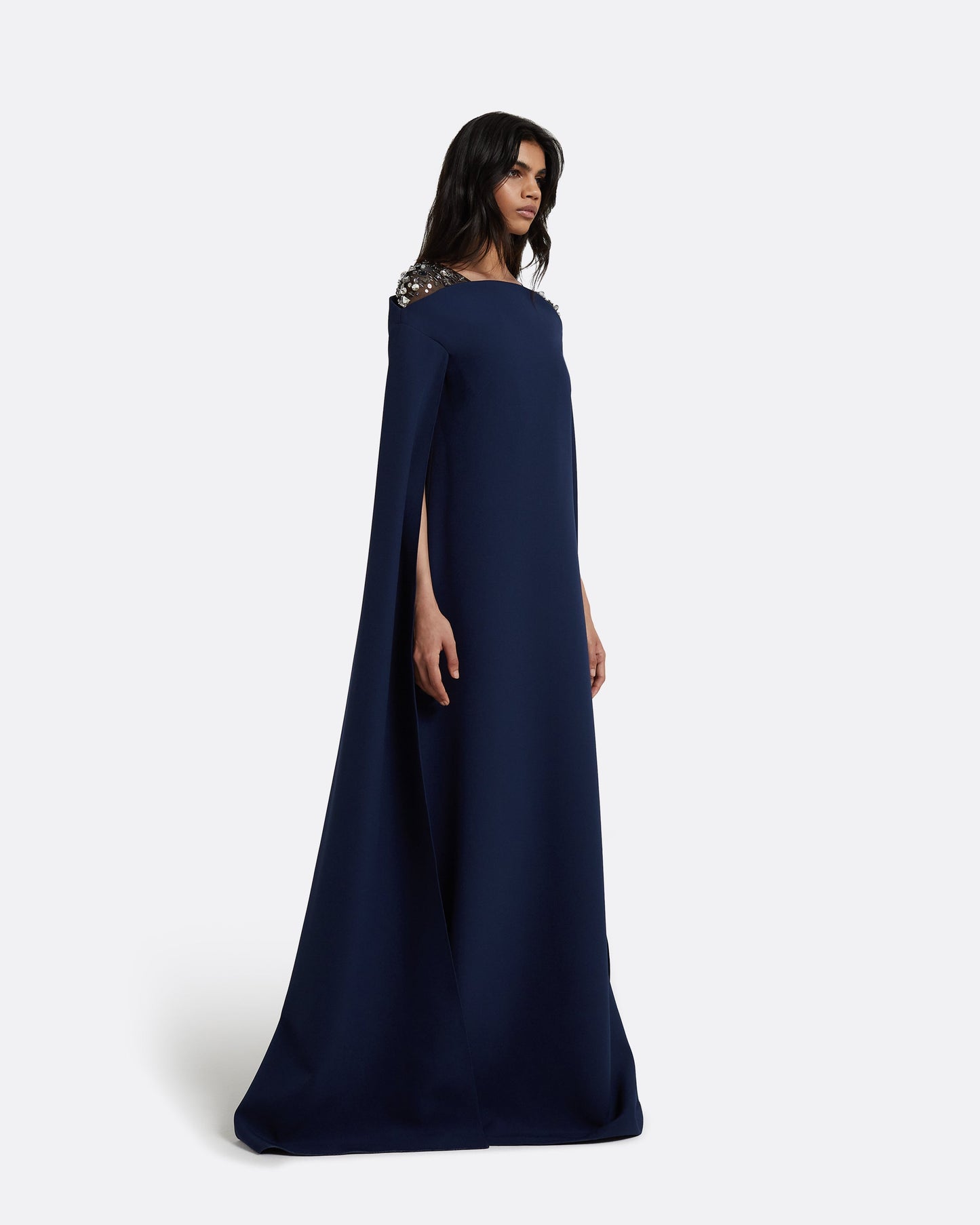 Aleyna Maritime Long Dress