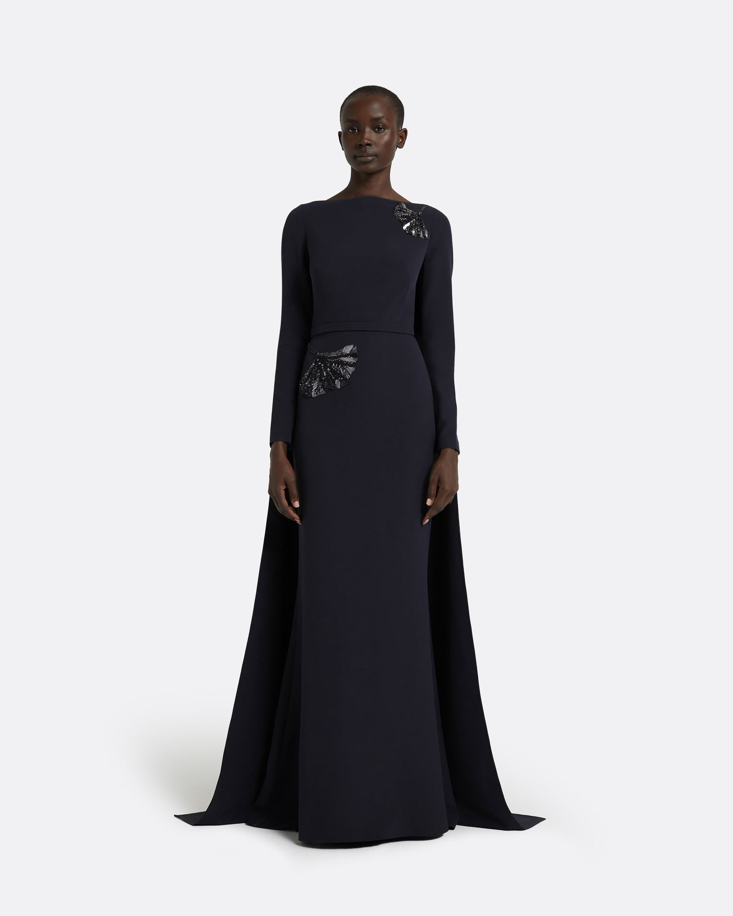 Ginevra Midnight Navy Long Dress