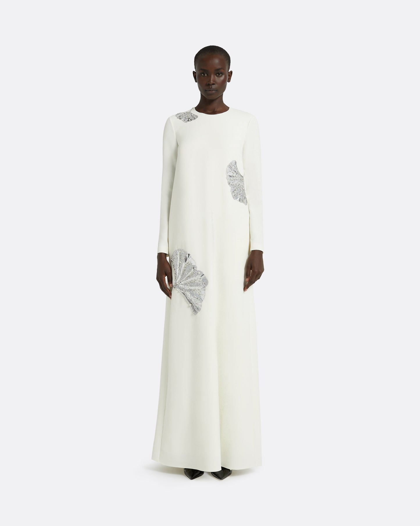 Naima Ivory Long Dress