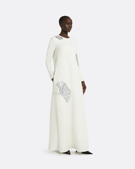 Naima Ivory Long Dress