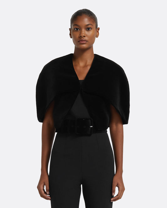 Devon Cape in Black
