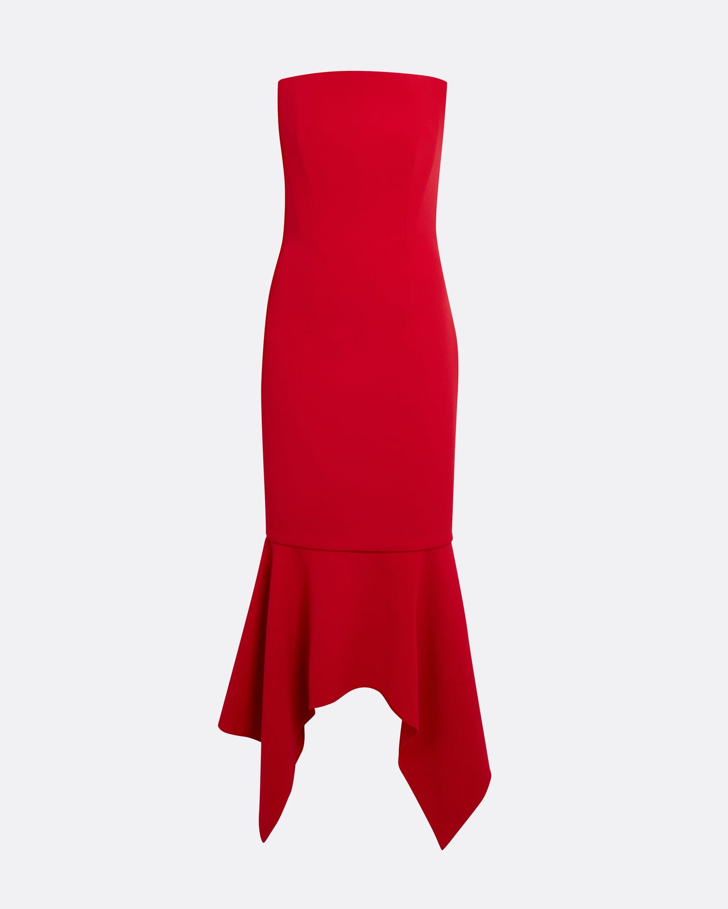 Tegan Midi Dress in Crimson