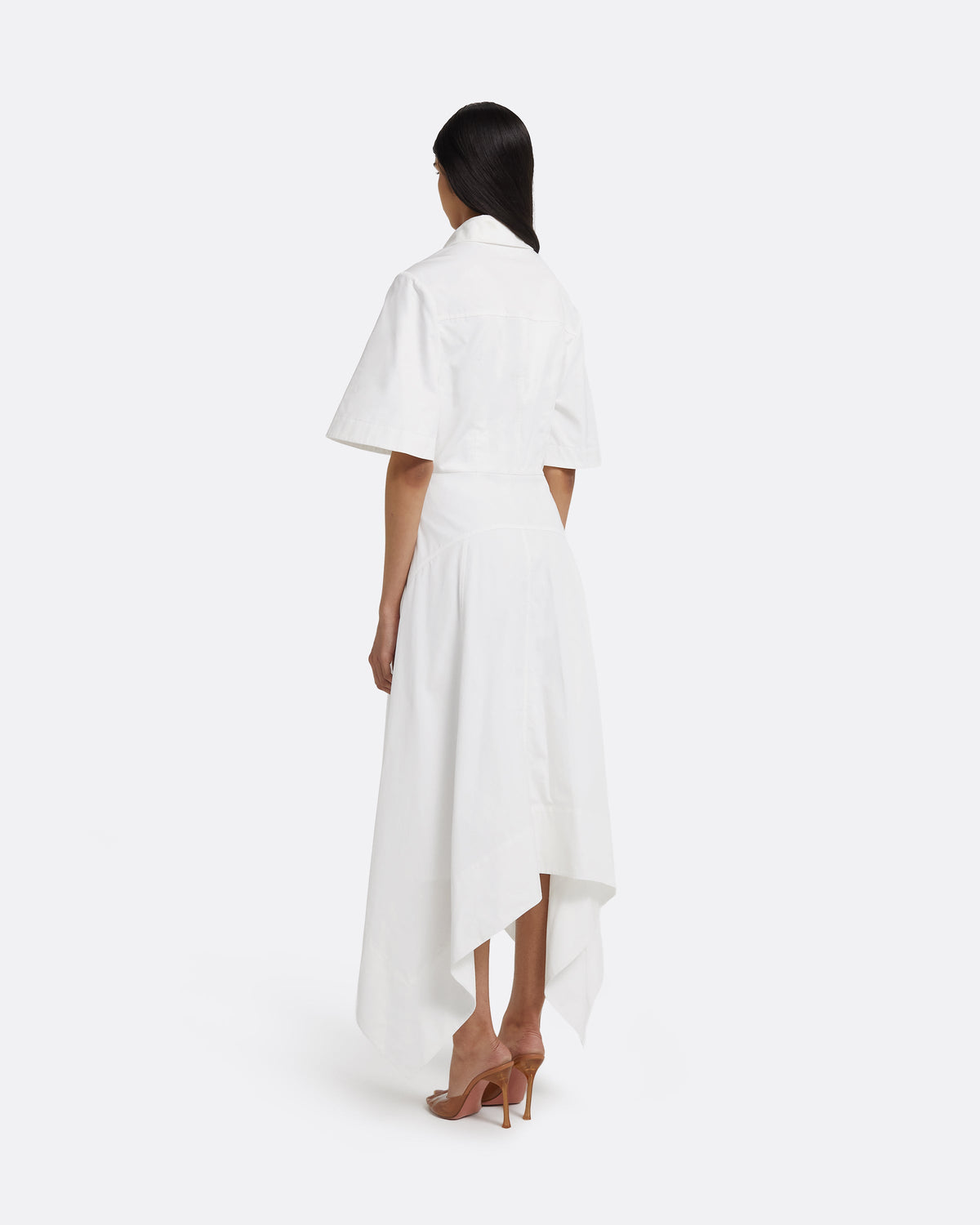 Aster Midi Dress in Ivory