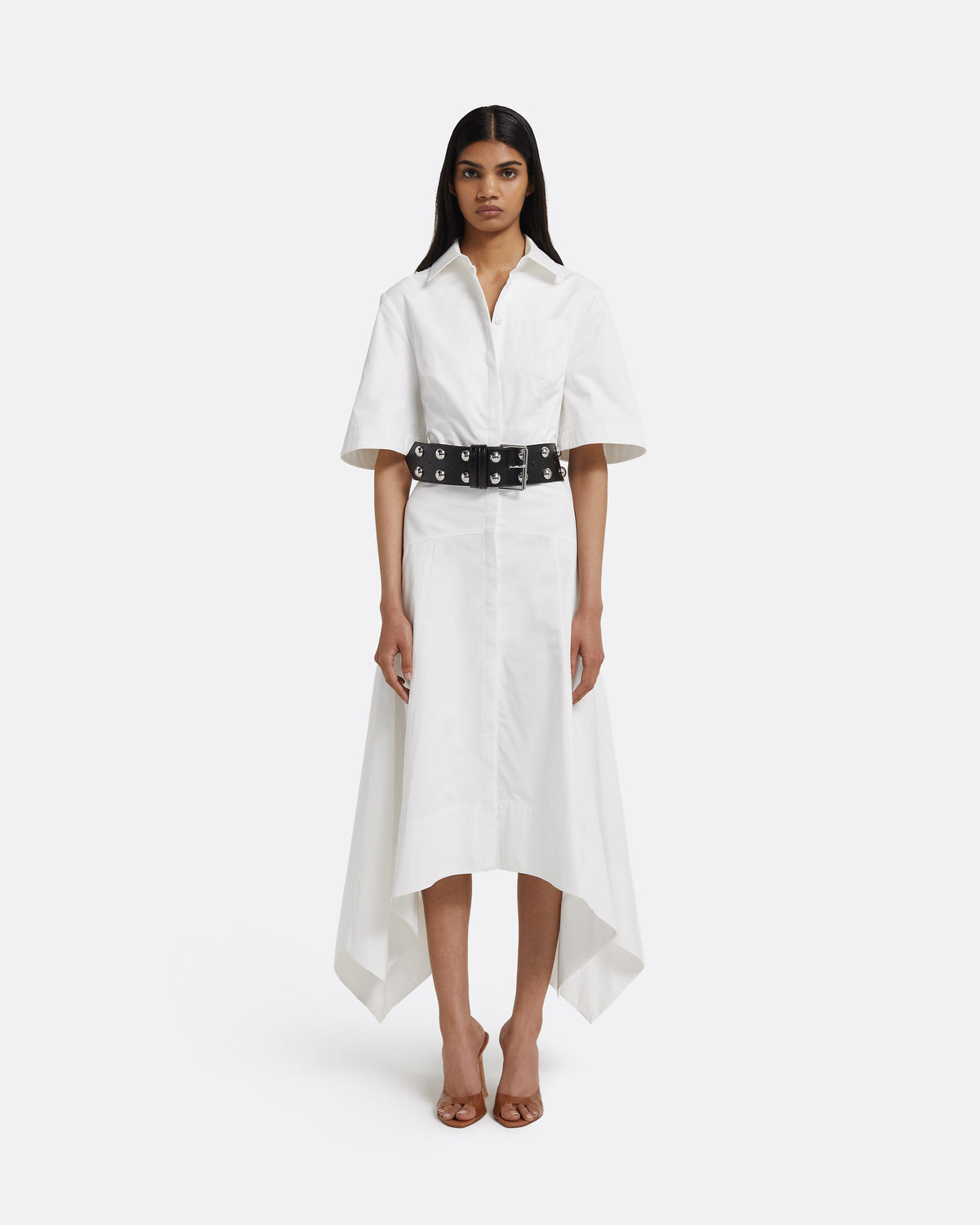 Aster Midi Dress in Ivory