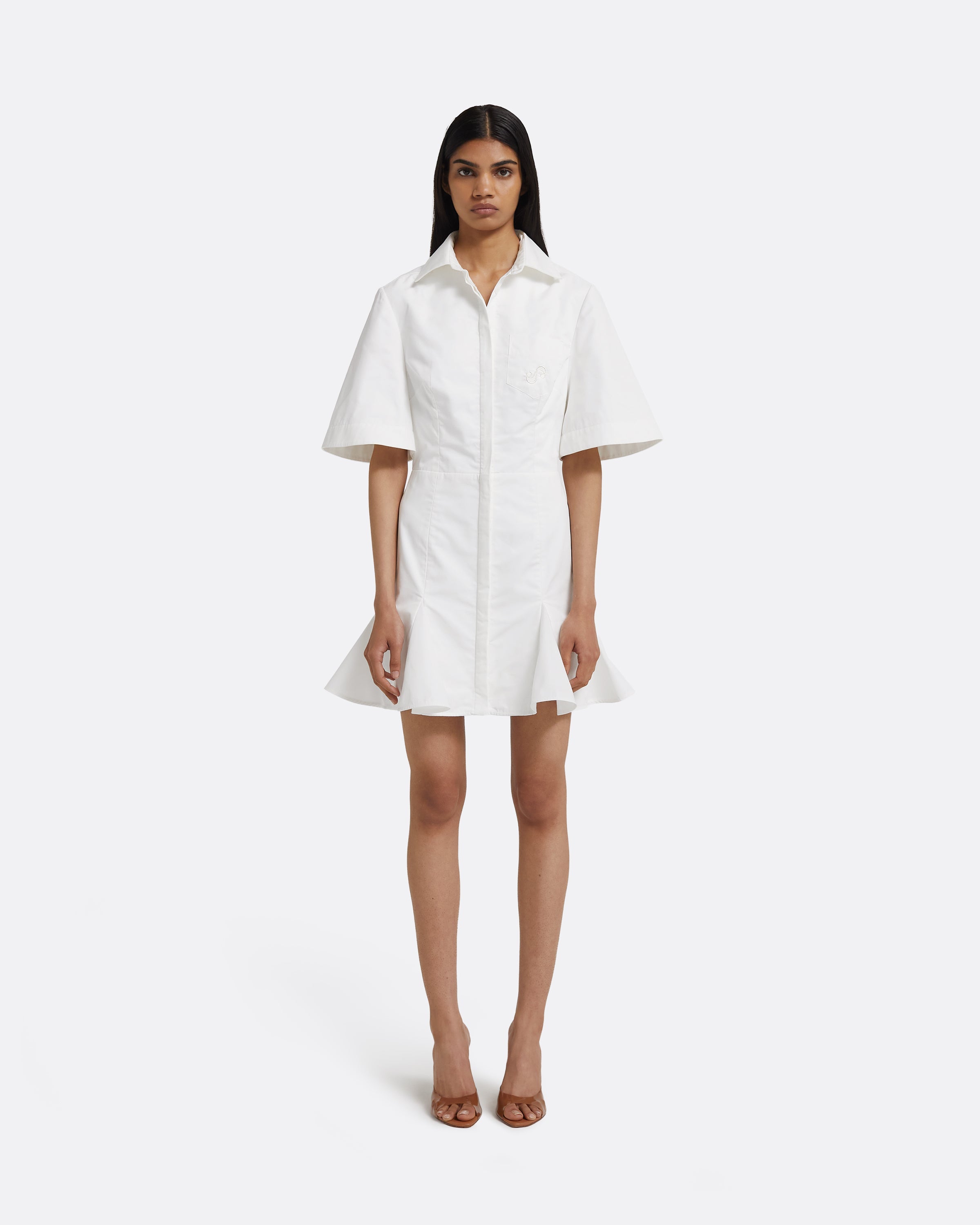 Jude Short Dress in Ivory