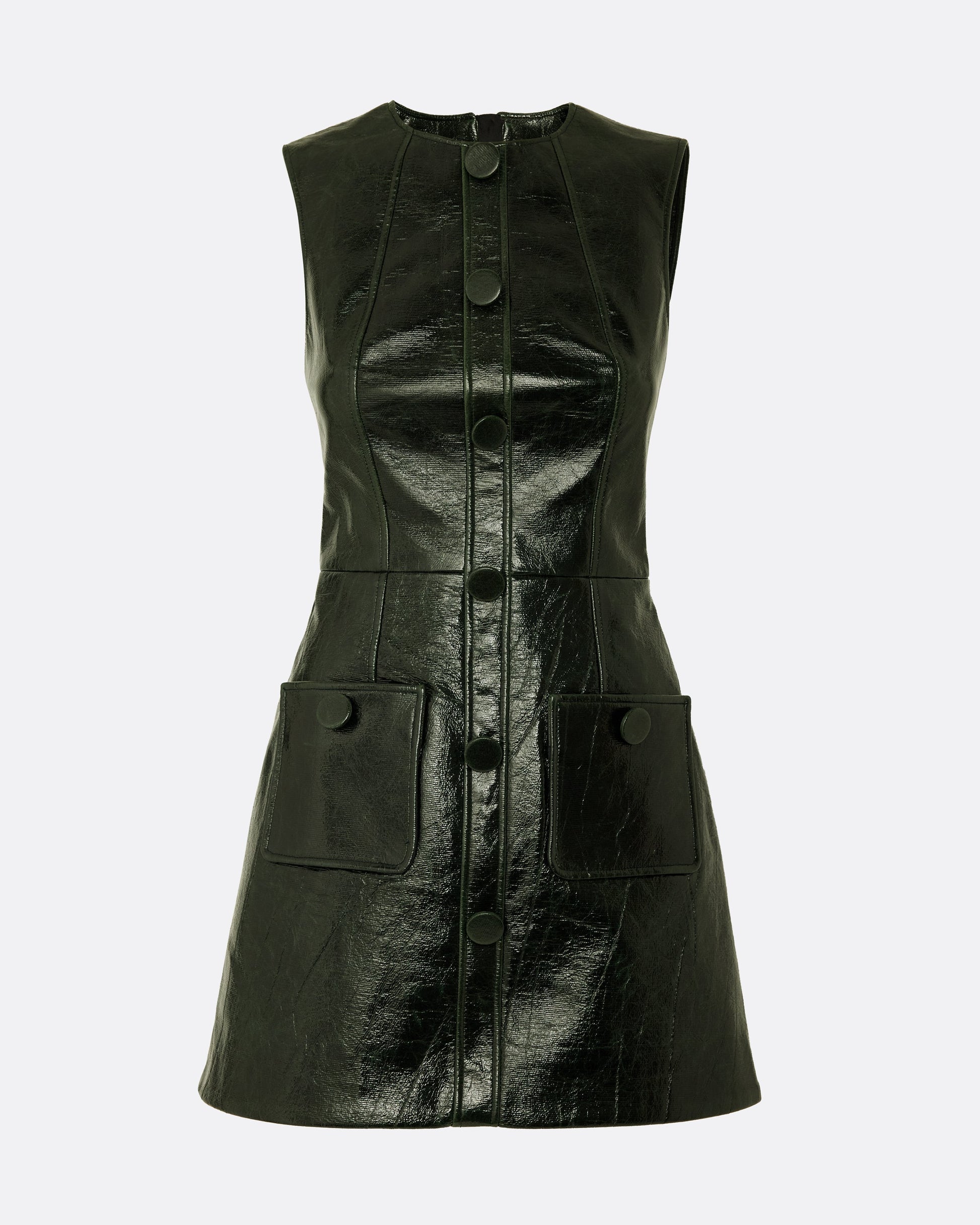 Hunter Mini Dress in Collard Green Hunter Mini Dress in Collard Green