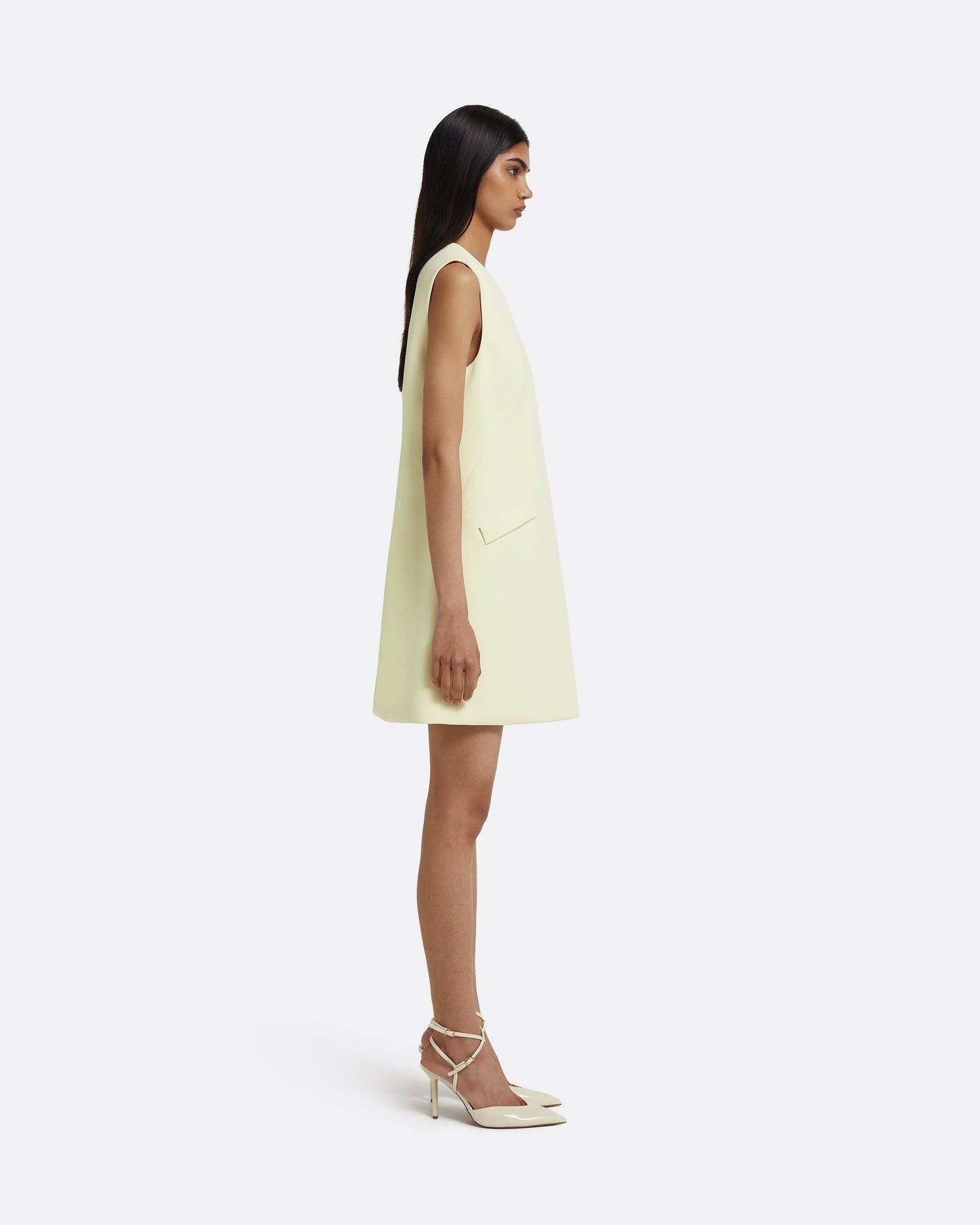 Kyle Short Dress in Buttermilk