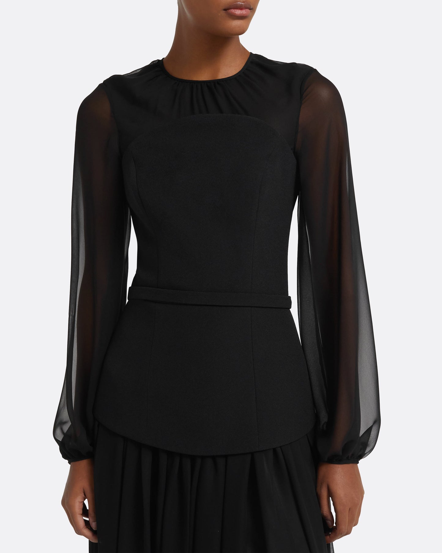 Finley Long Dress in Black
