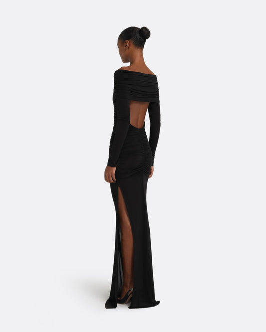 Ardyn Long Dress in Black