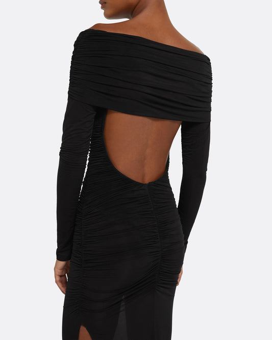 Ardyn Long Dress in Black
