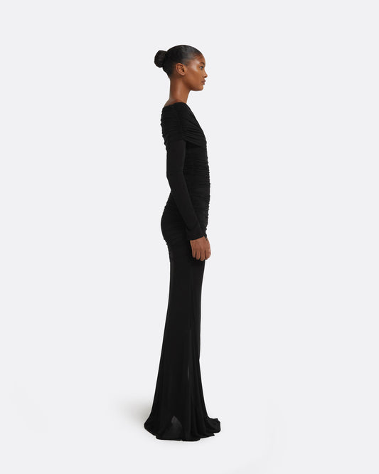 Ardyn Long Dress in Black