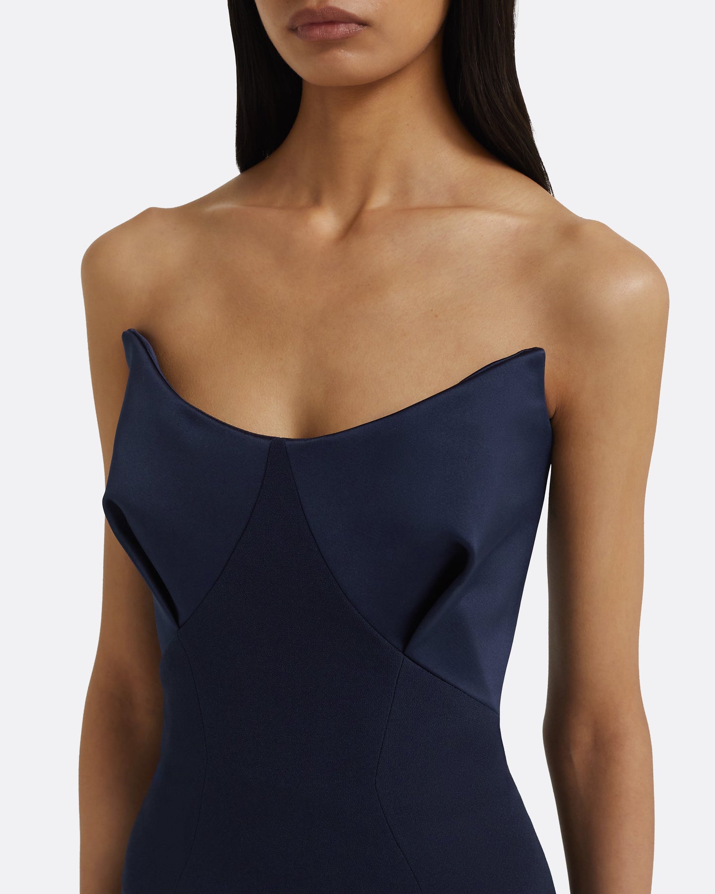 Drew Dress Long in Maritime Blue