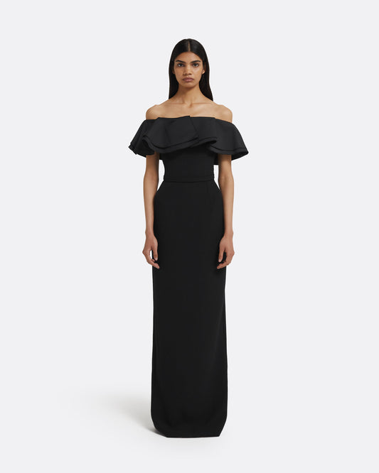 Ryan Long Dress in Black