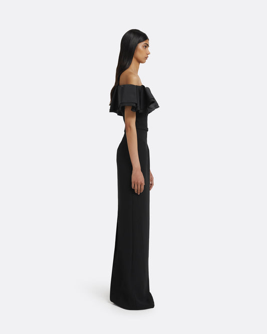 Ryan Long Dress in Black