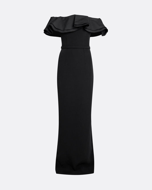 Ryan Long Dress in Black