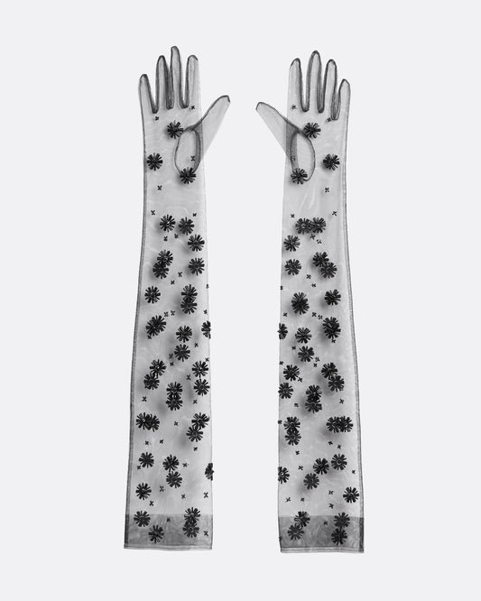 Astin Gloves in Black with Black