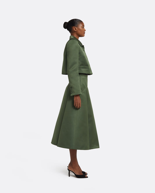 Archie Skirt in Moss Green