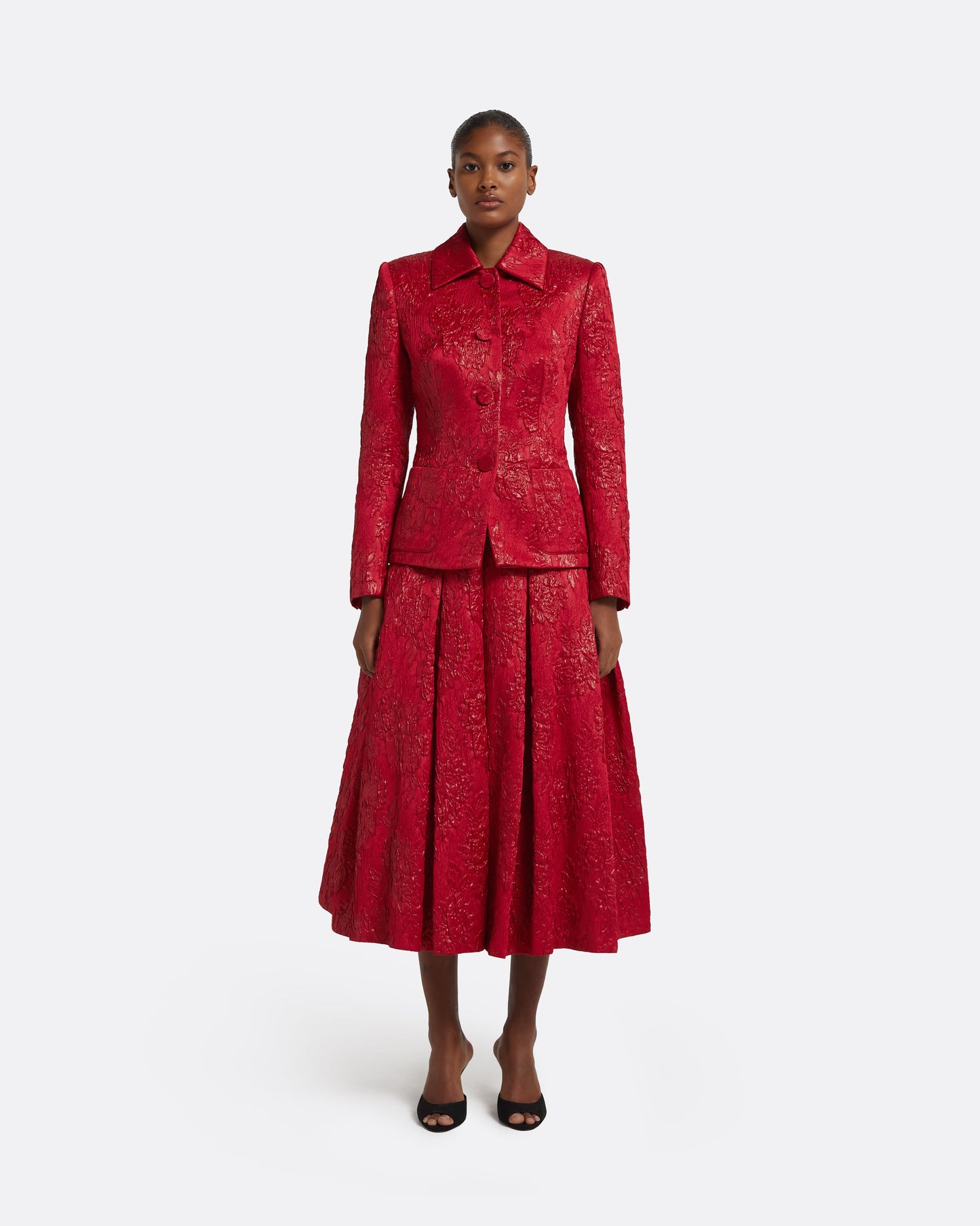 Flynn Jacket in Crimson