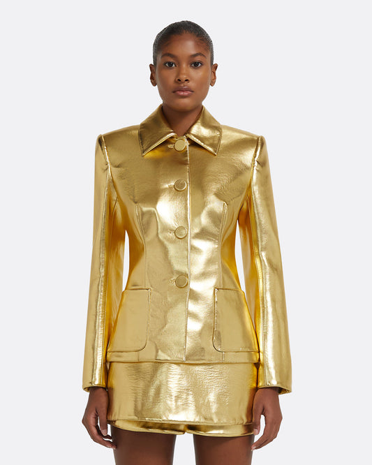 Alfie Jacket in Gold