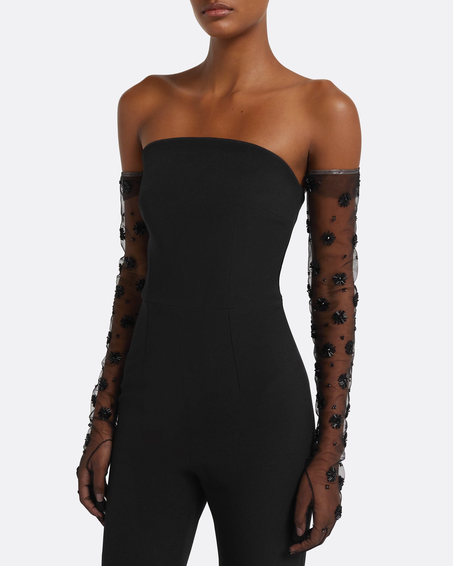 Astin Gloves in Black with Black