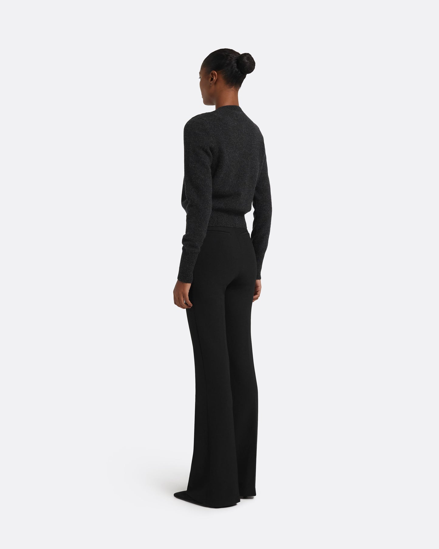 Selen Cardigan in Black Melange