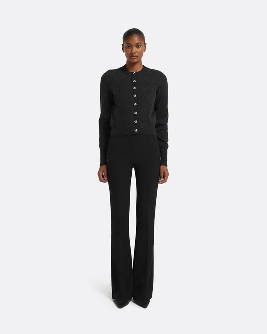 Selen Cardigan in Black Melange