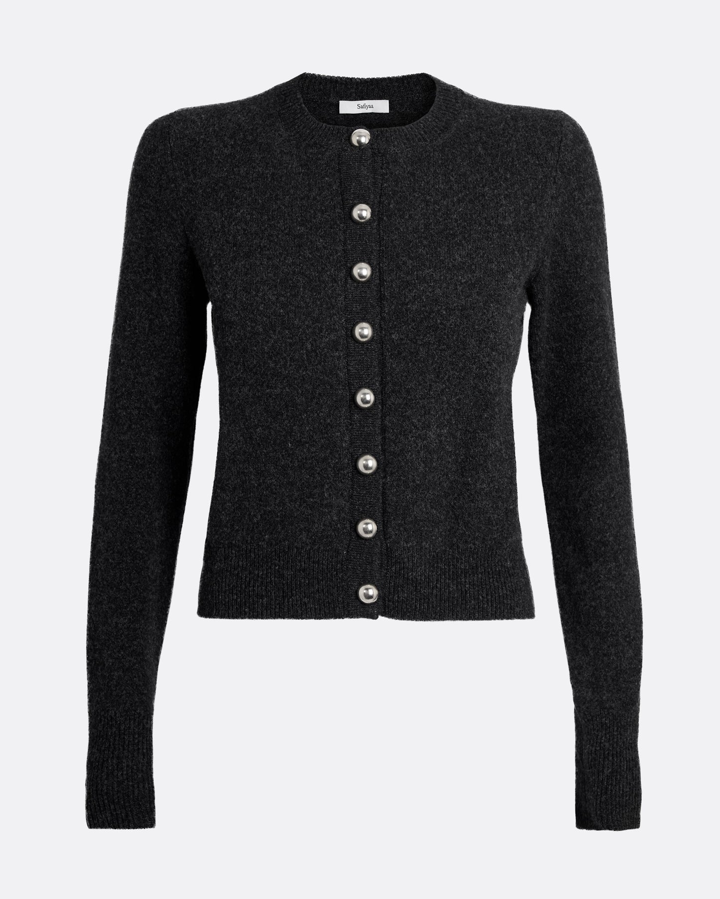 Selen Cardigan in Black Melange