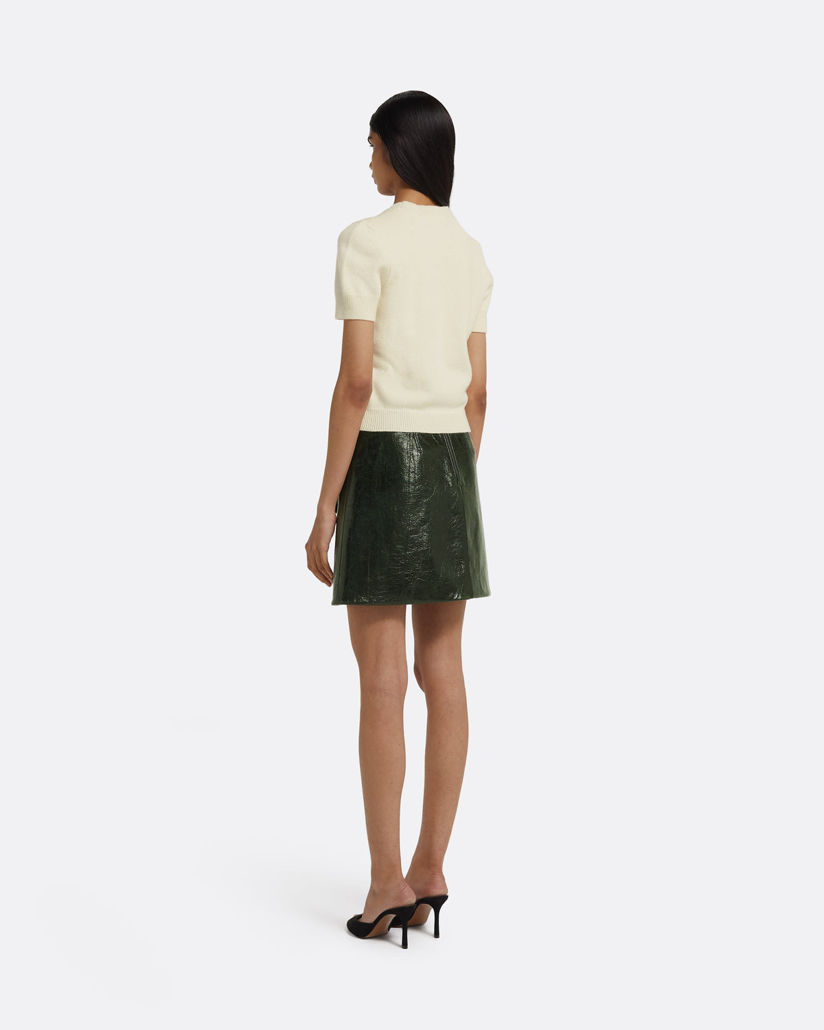 Dallas Skirt in Collard Green