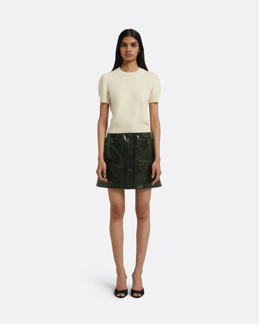 Dallas Skirt in Collard Green