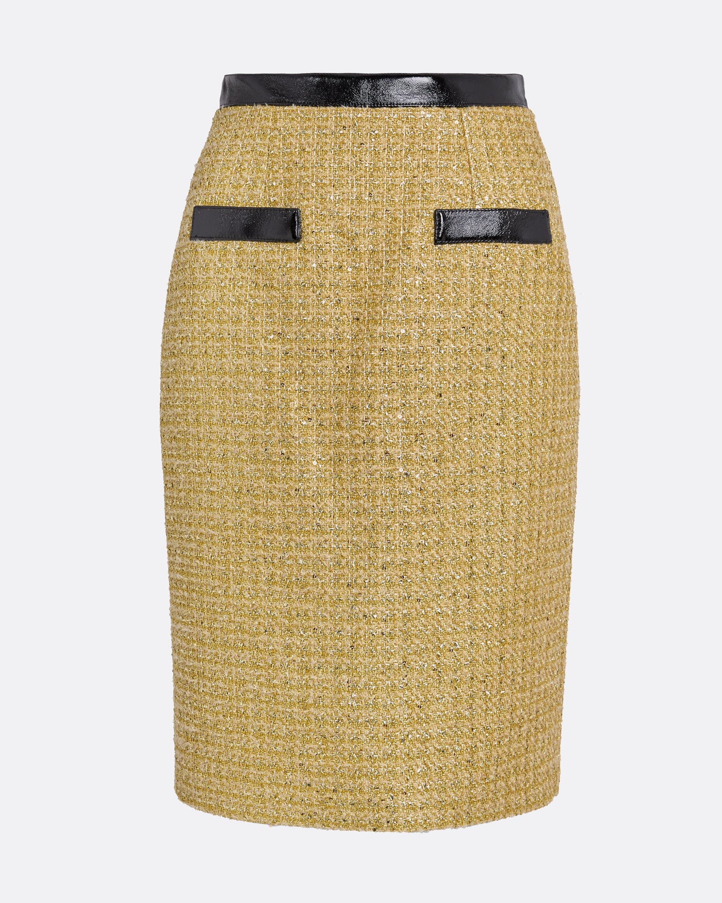 Lucas Midi Skirt in Yellow Gold