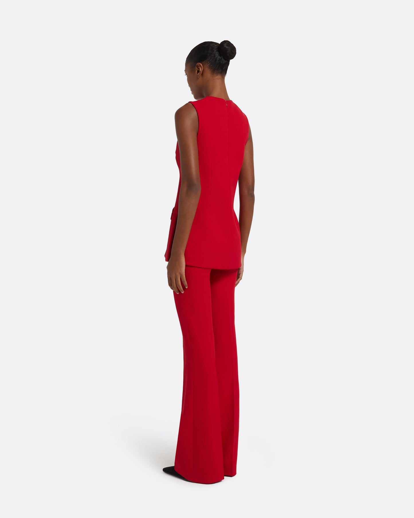 Oscar Top in Crimson