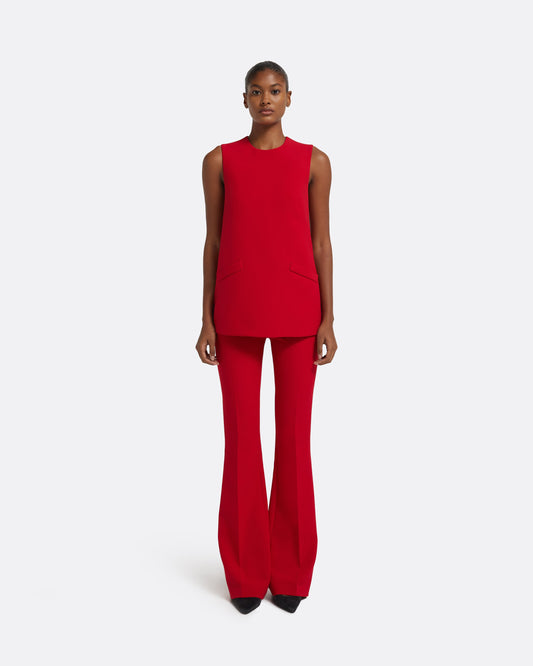 Oscar Top in Crimson