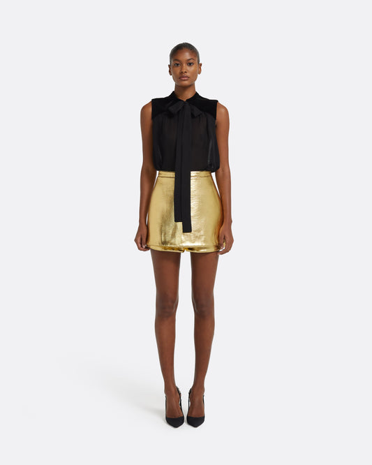 Terry Top in Black