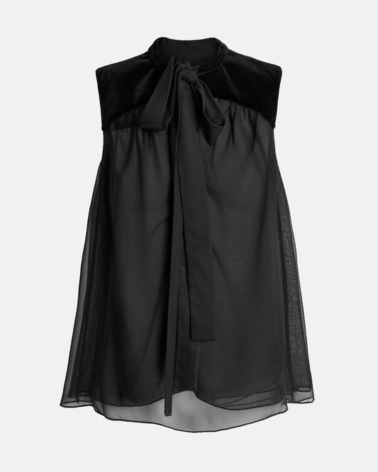 Terry Top in Black