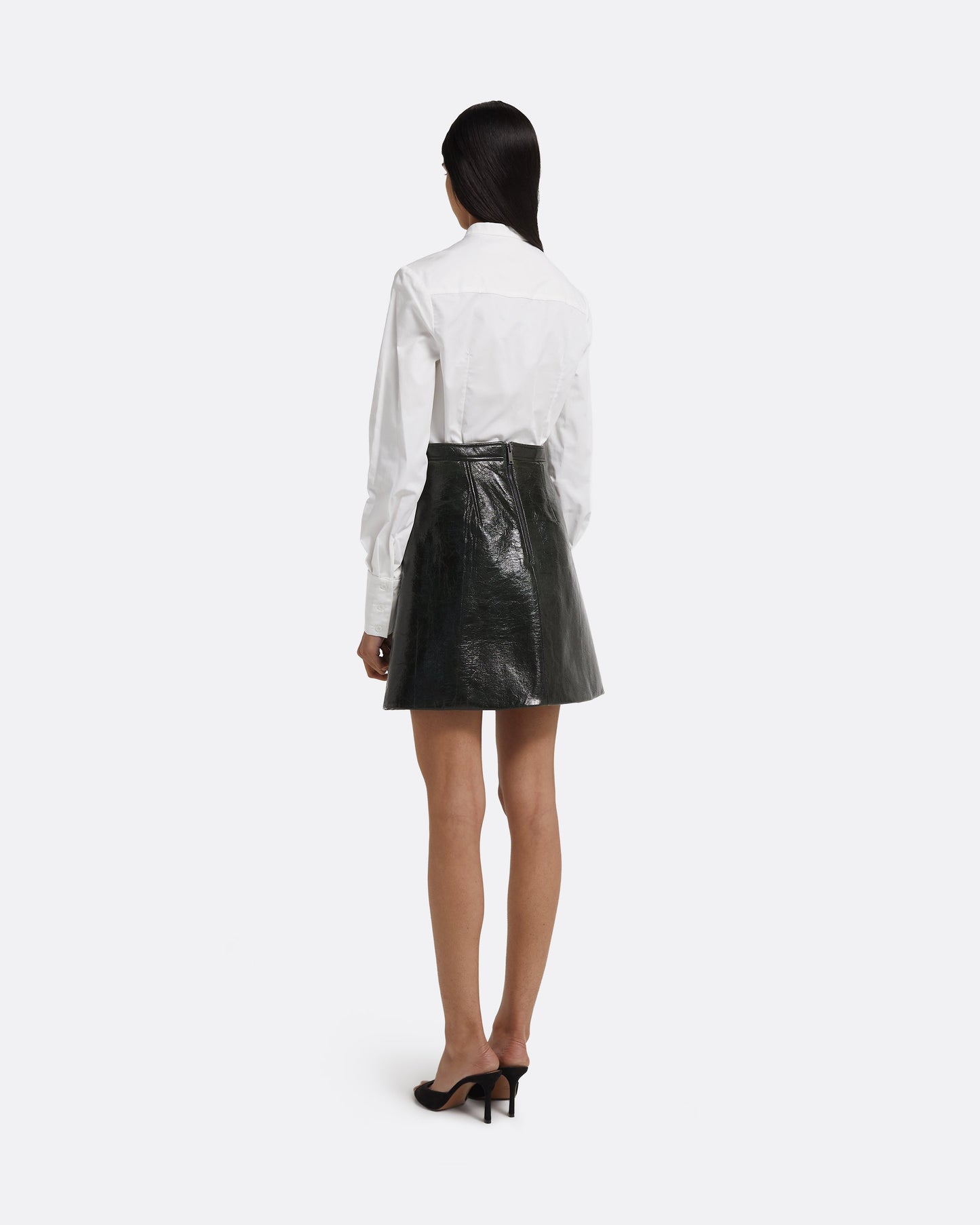 Dallas Skirt in Collard Green