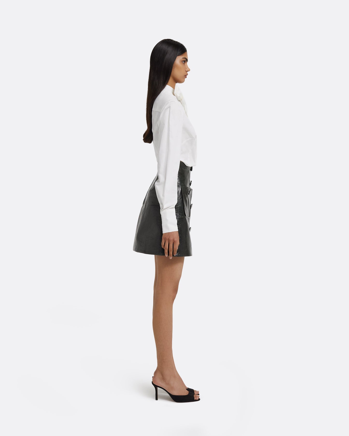 Dallas Skirt in Collard Green