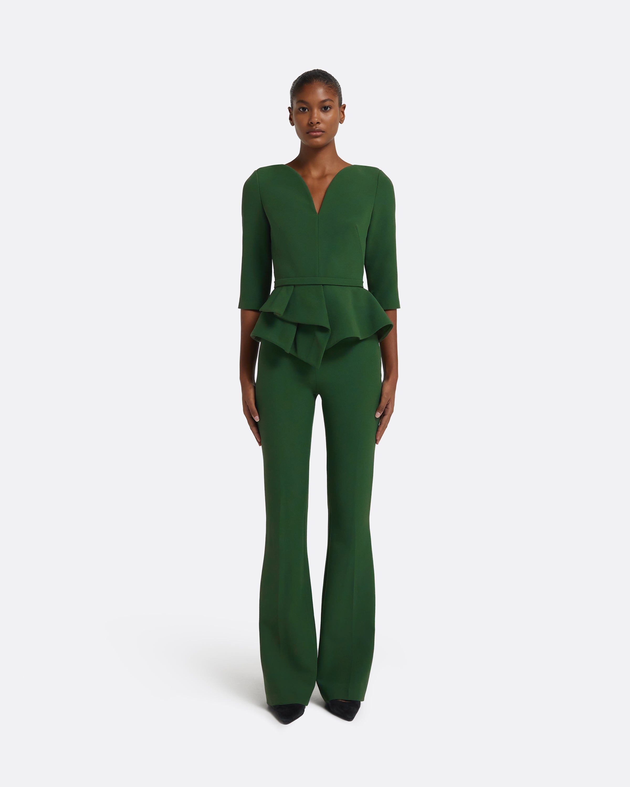 Alexa Trouser in Moss Green