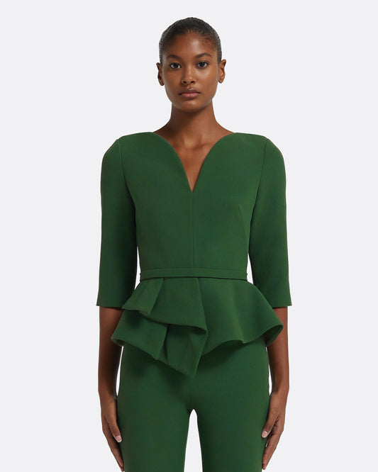 Dion Top in Moss Green