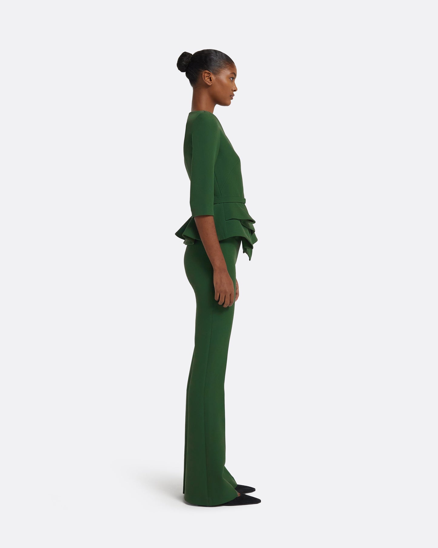 Alexa Trouser in Moss Green