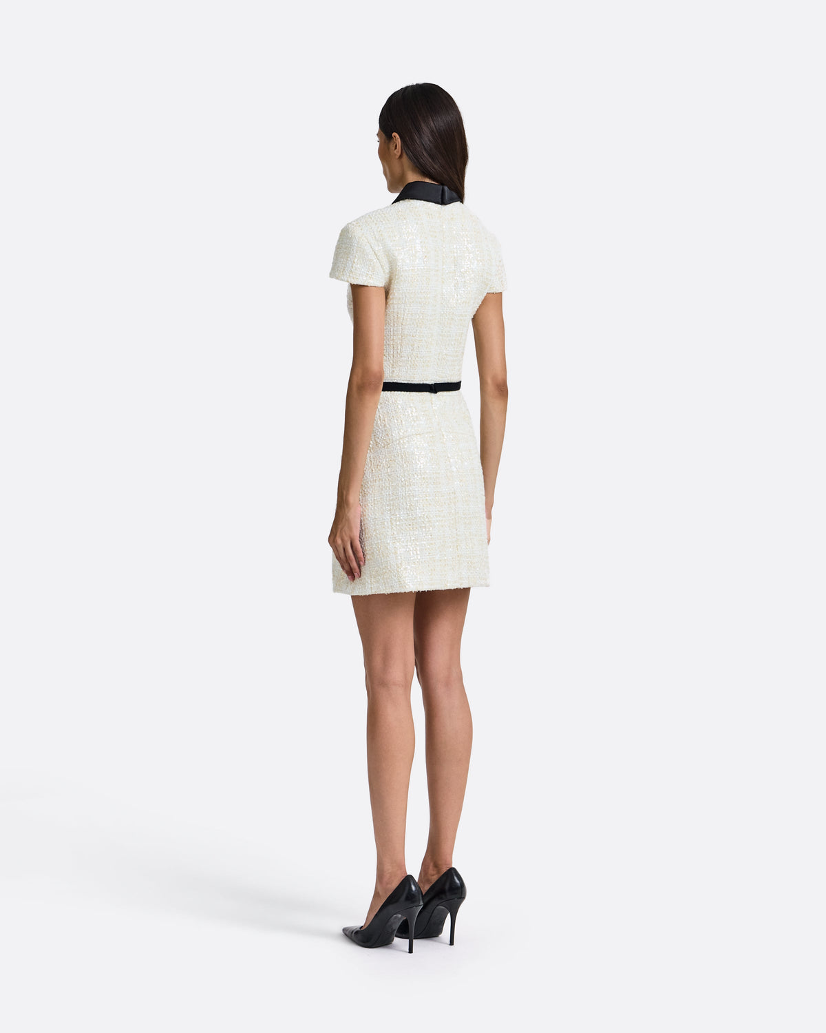 Karoh Short Dress in Golden Ivory