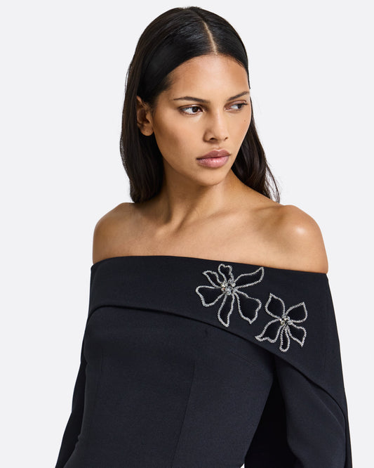 Bellara Embroidered Harness in Black