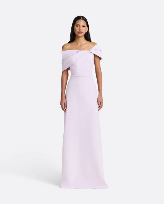 Jahna Long Dress in Lilac Snow