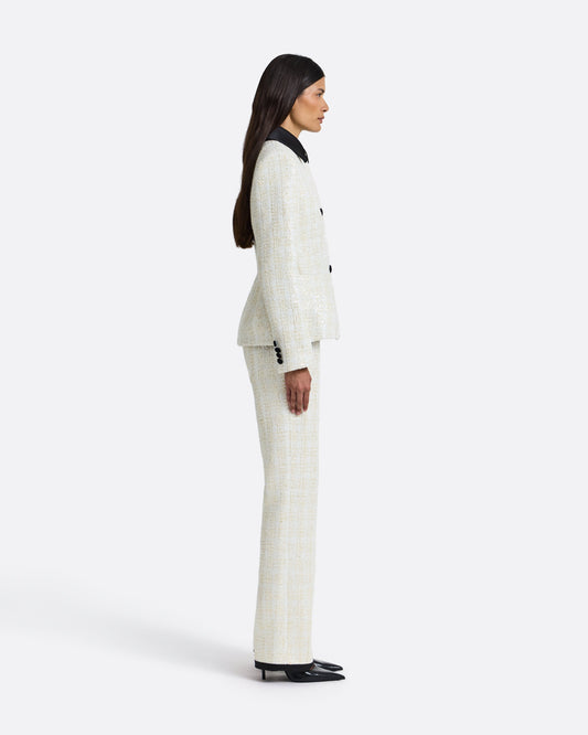 Jeona Trouser in Golden Ivory