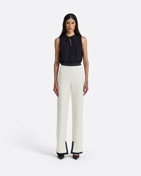 Jeona Trouser in Golden Ivory
