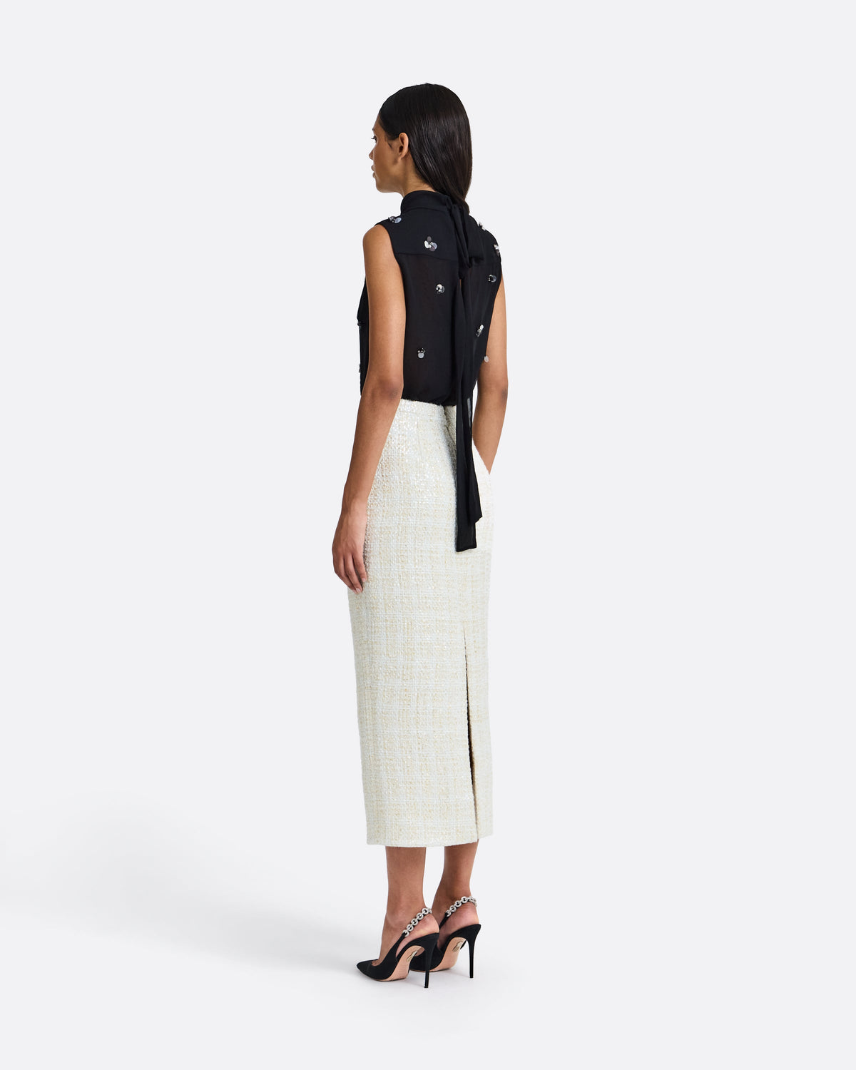 Paline Skirt in Golden Ivory