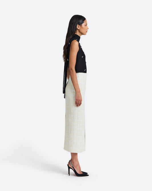 Paline Skirt in Golden Ivory