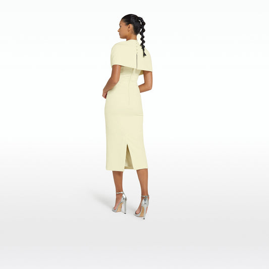 Flora Buttermilk Midi Dress