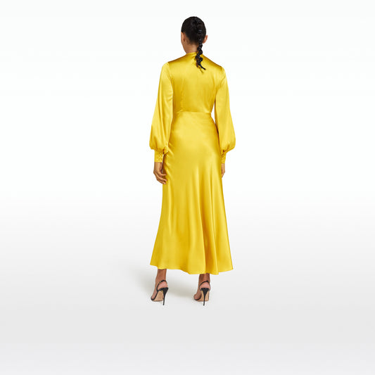 Penelope Canary Midi Dress