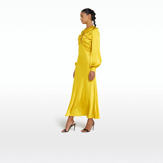 Penelope Canary Midi Dress