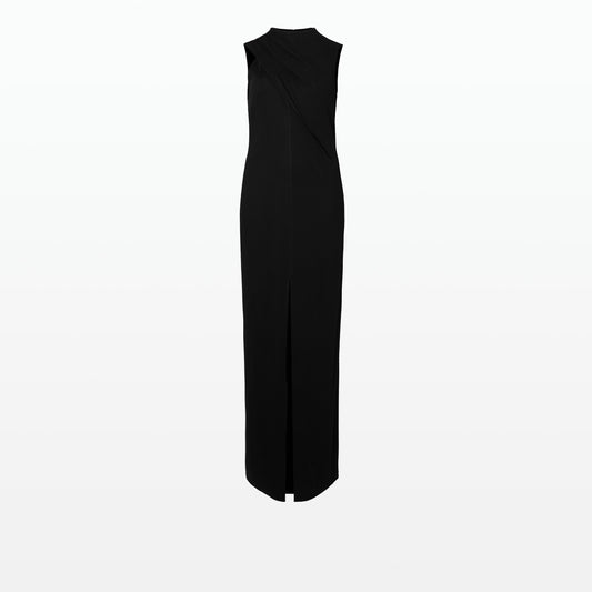 Iris Black Long Dress